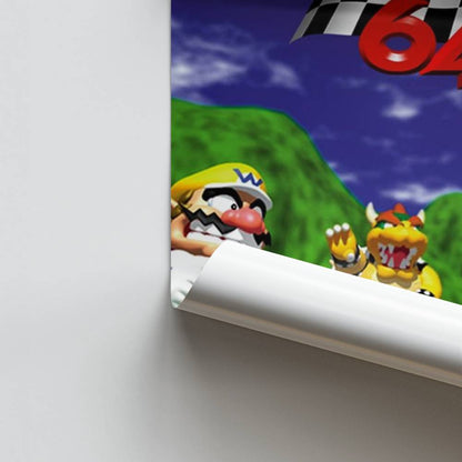 Póster Mario Kart 64