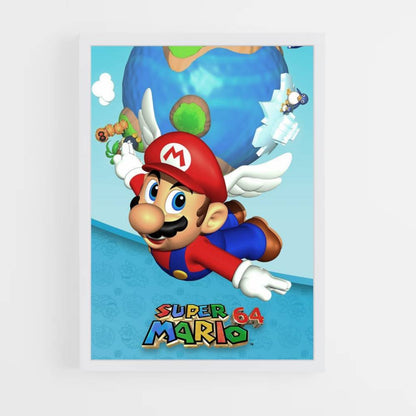 Póster Súper Mario 64