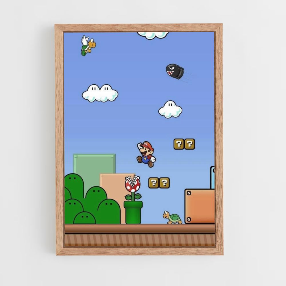 Póster Mario Bros.