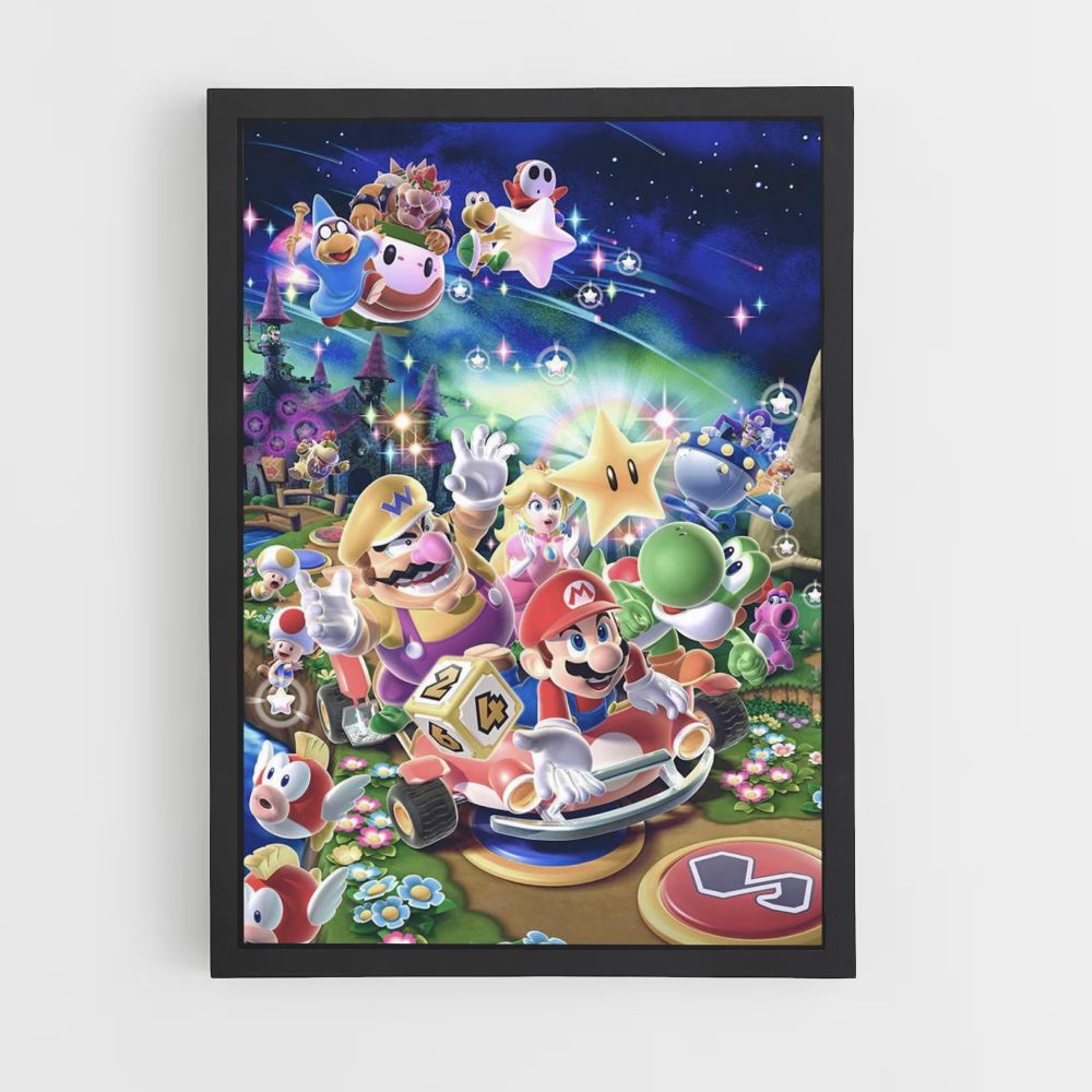 Póster Fiesta Mario