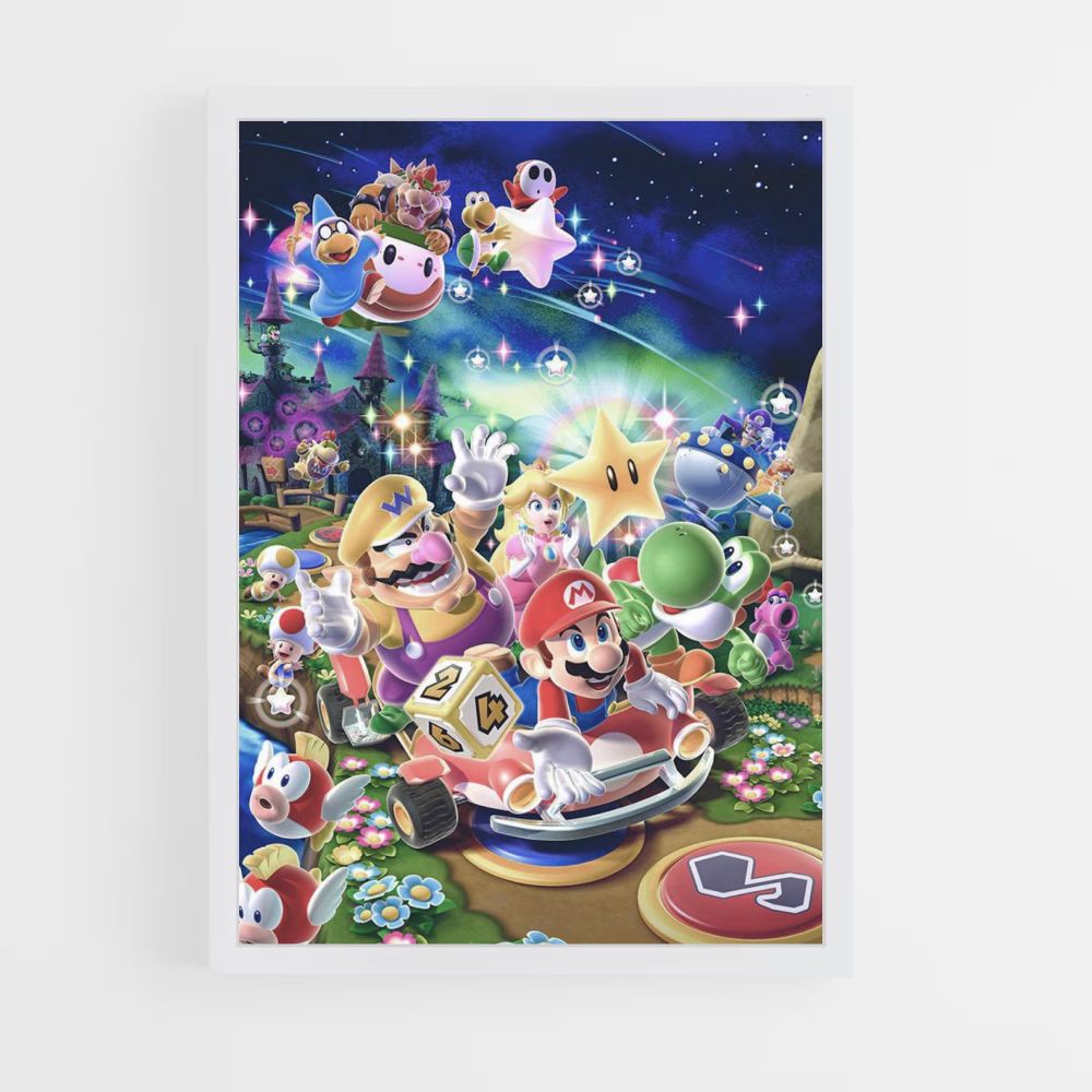 Póster Fiesta Mario