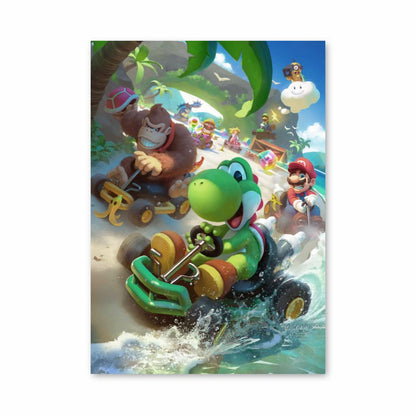 Póster Mario Kart Yoshi