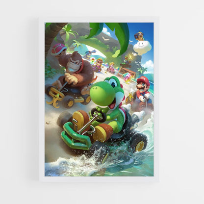 Póster Mario Kart Yoshi