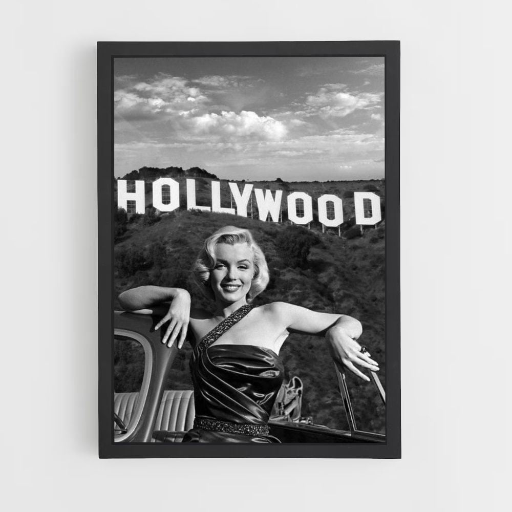 Póster Marylin Monroe Hollywood