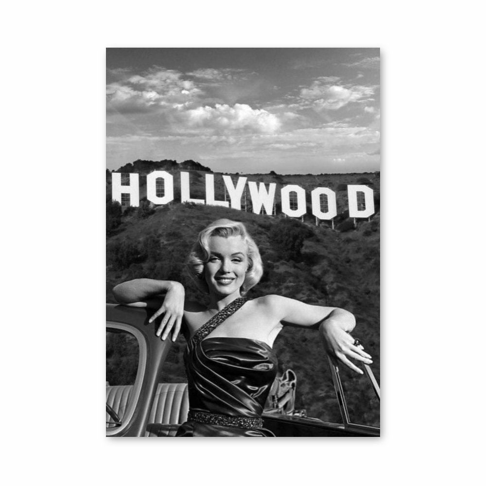 Póster Marylin Monroe Hollywood