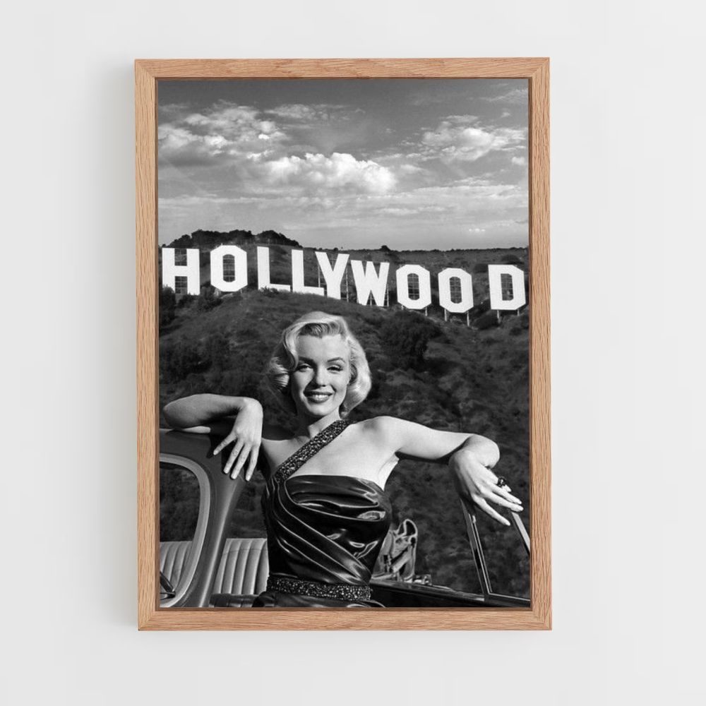 Póster Marylin Monroe Hollywood