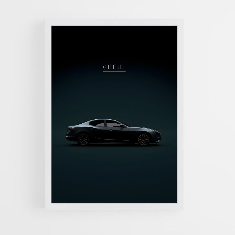 maserati-10 cadre Blanc