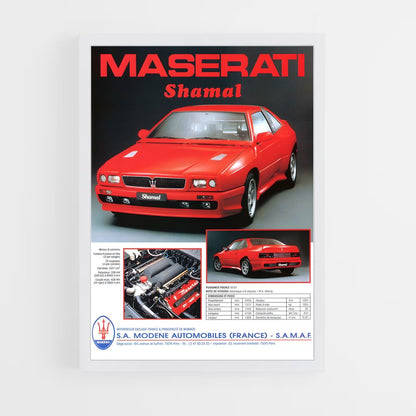 maserati-3 cadre Blanc