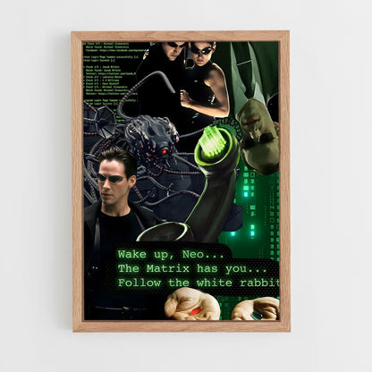 matrix-9 cadre Bois clair