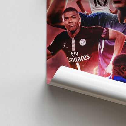 Póster Mbappé Collage