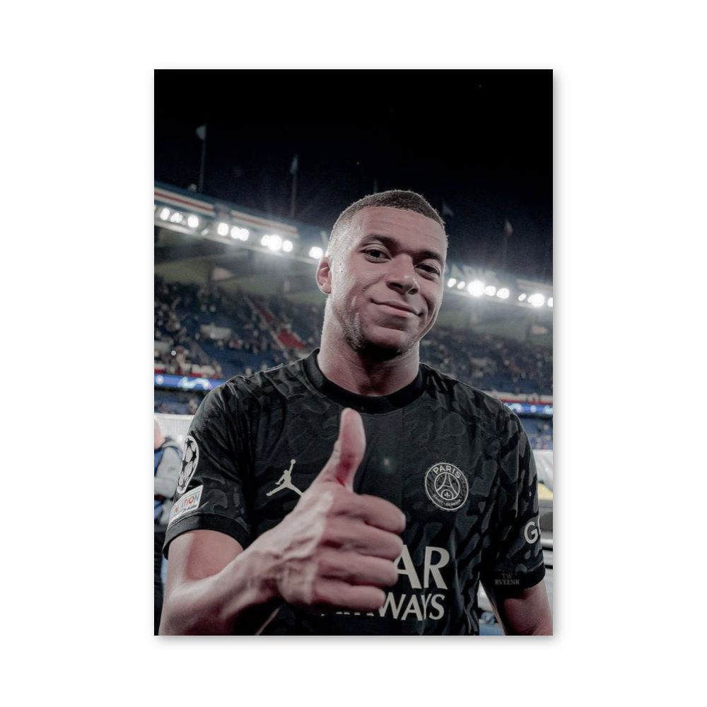 Póster Mbappé Pulgar