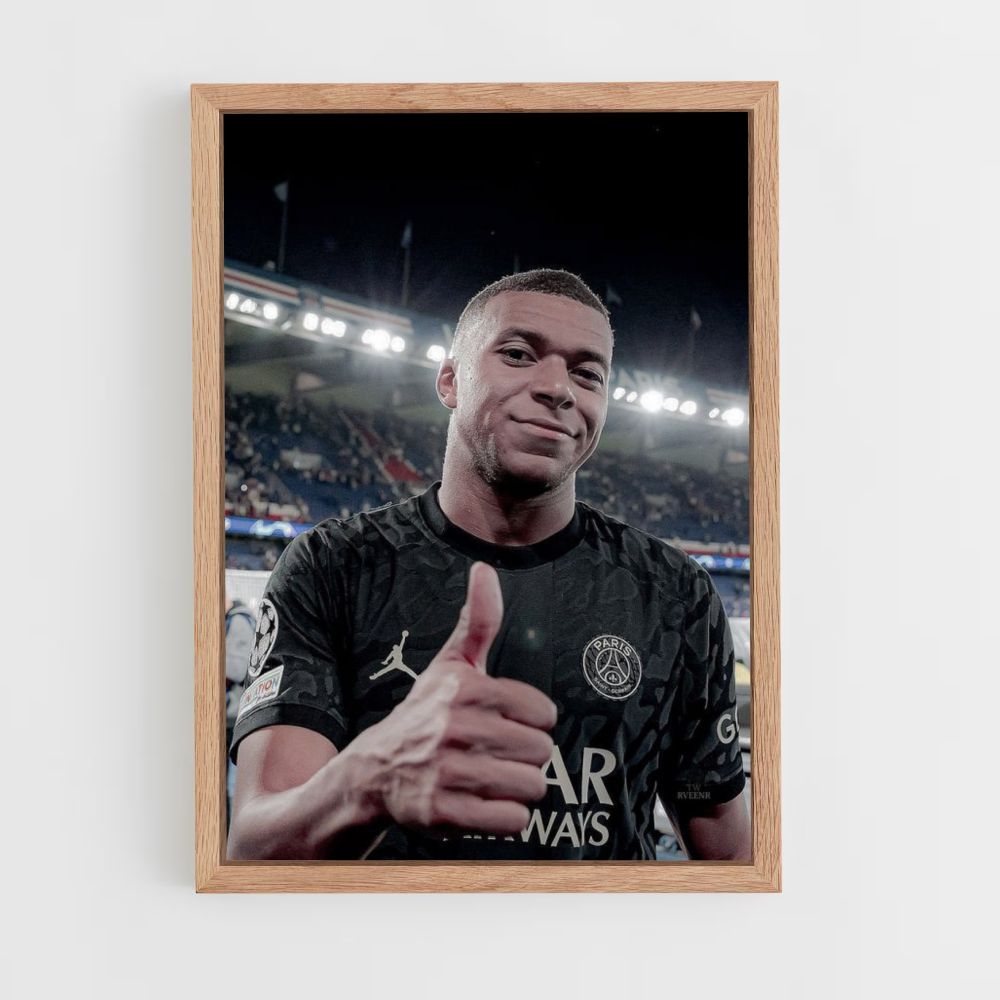 Póster Mbappé Pulgar