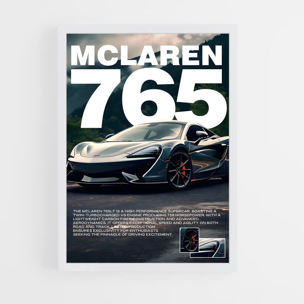 mclaren-1 cadre Blanc