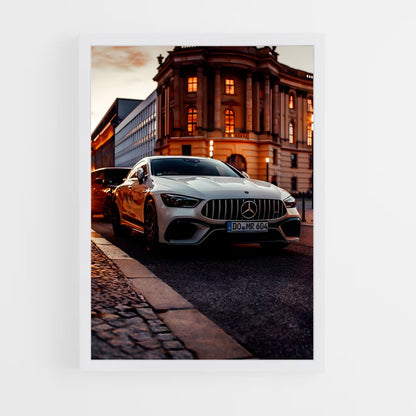 mercedes-3 cadre Blanc