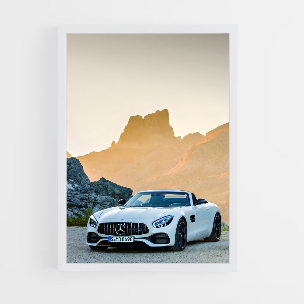 mercedes-5 cadre Blanc