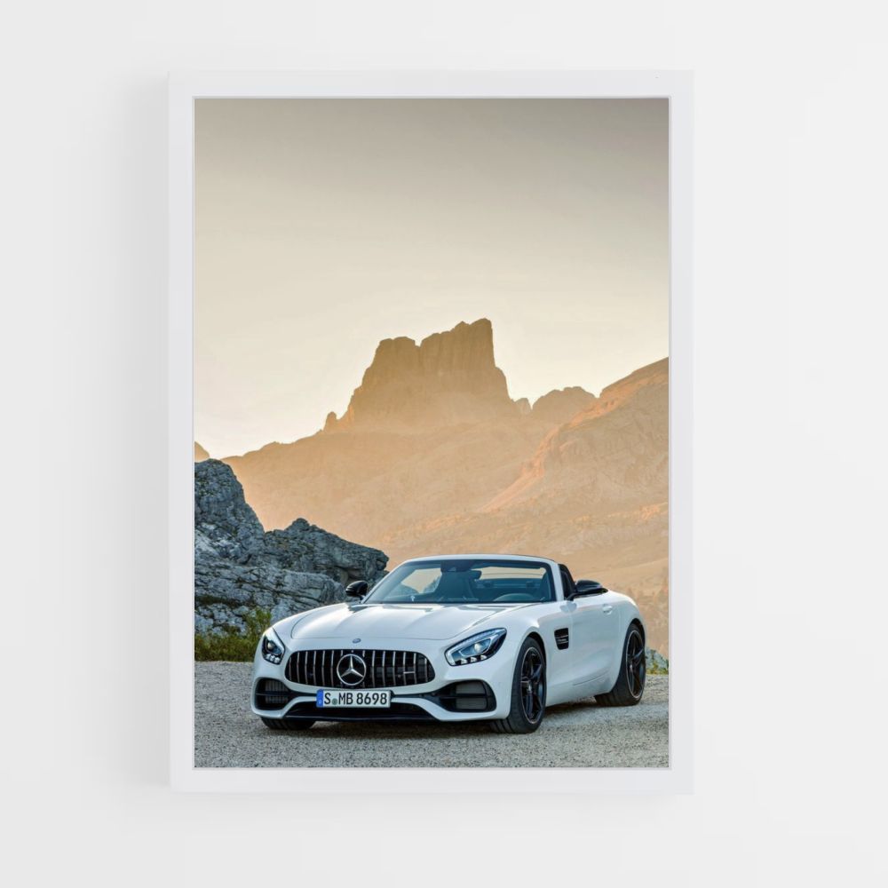 Póster Mercedes AMG GT Coupé