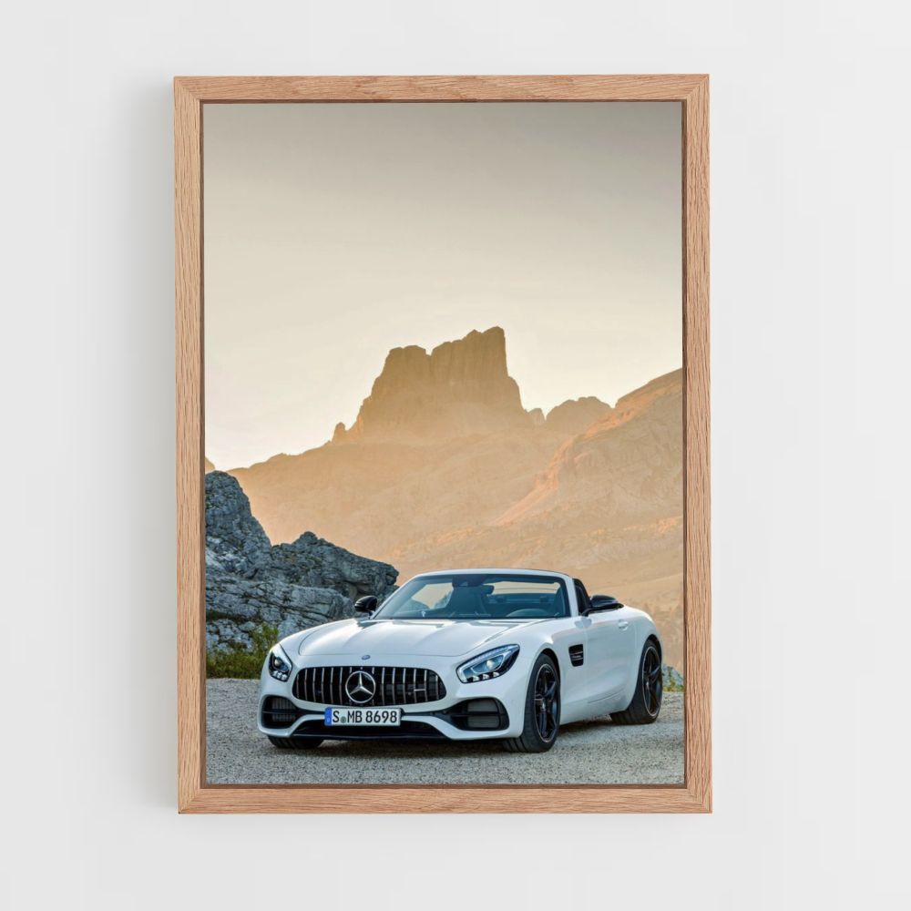 Póster Mercedes AMG GT Coupé