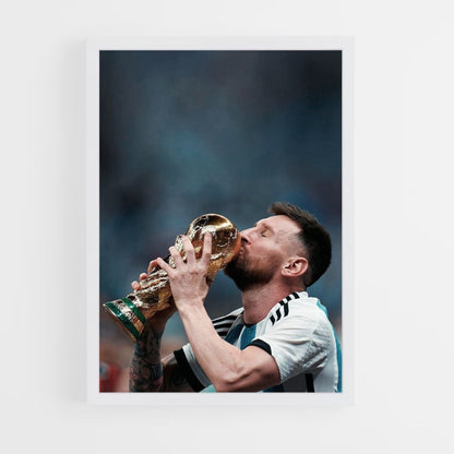 Cartel Messi Campeón del Mundo