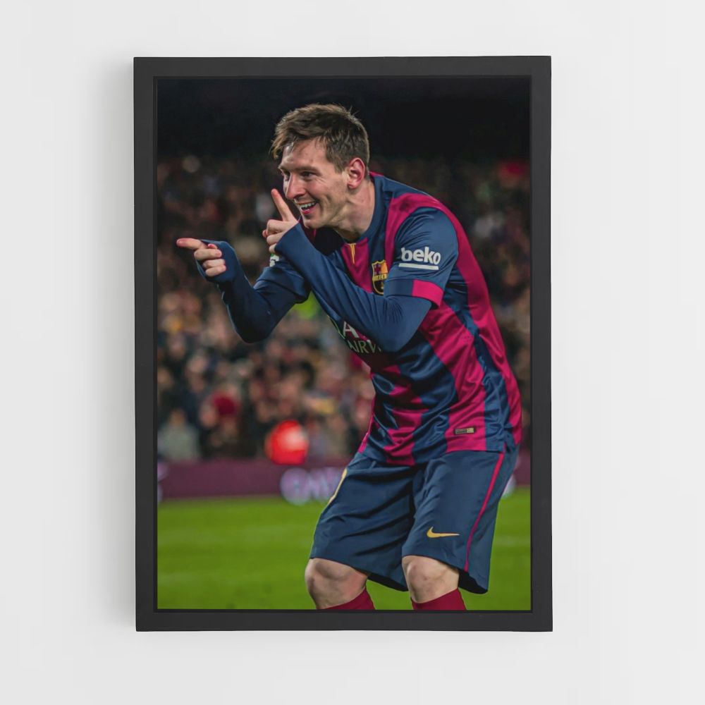 Cartel Messi Barça