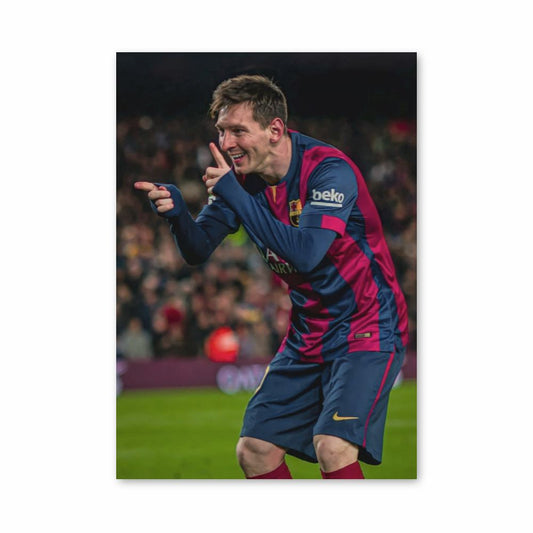 Cartel Messi Barça