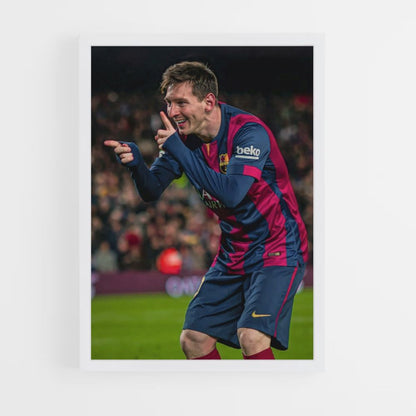 Cartel Messi Barça