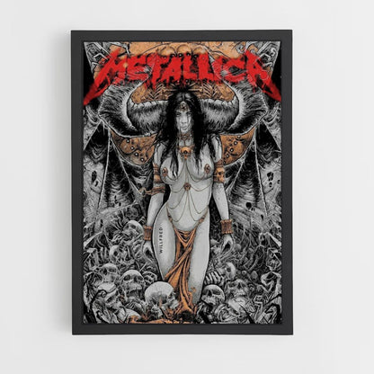 Póster Metallica Demonio