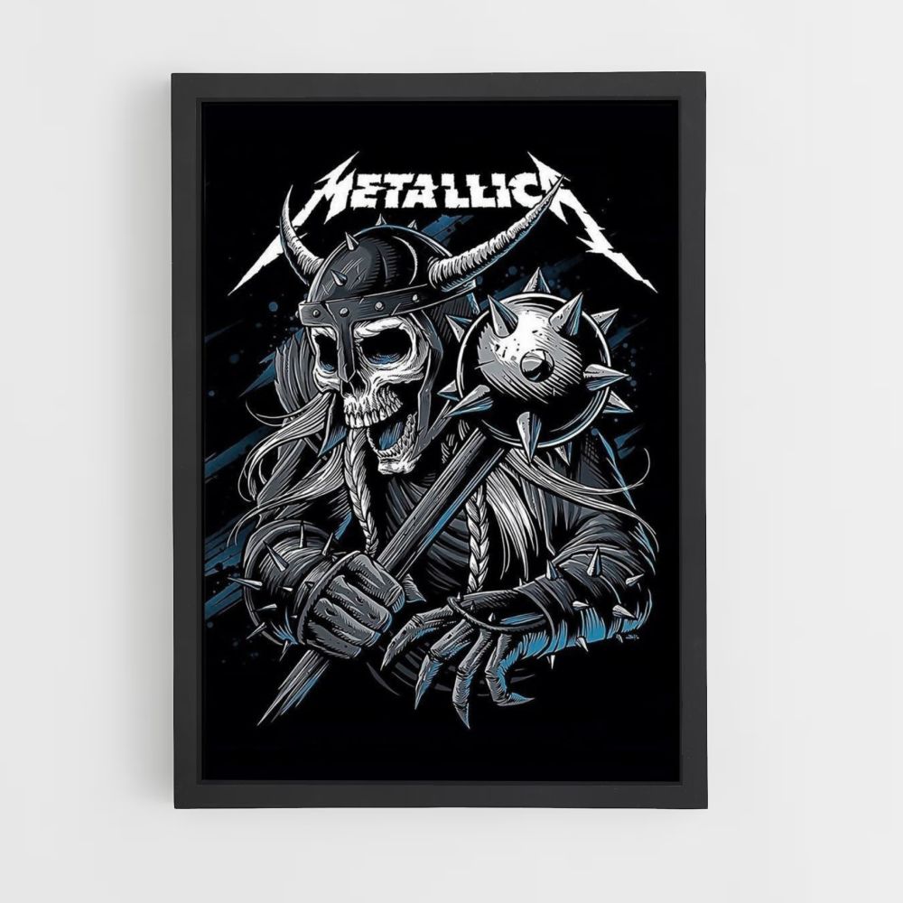 Póster Metallica Vikingo