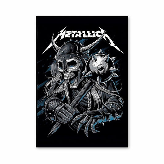 Póster Metallica Vikingo