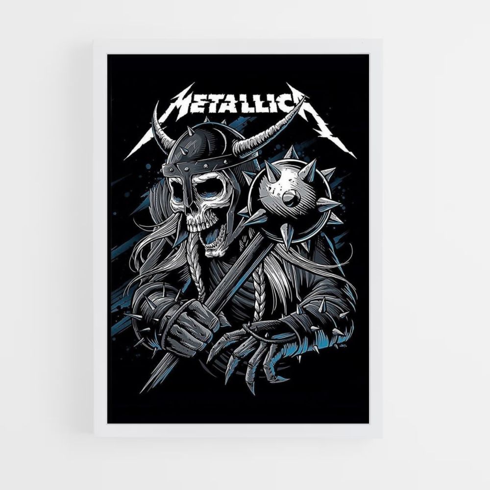 Póster Metallica Vikingo