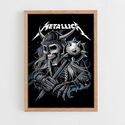 Póster Metallica Vikingo