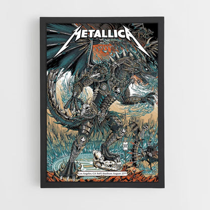 Póster Dragón Metallica