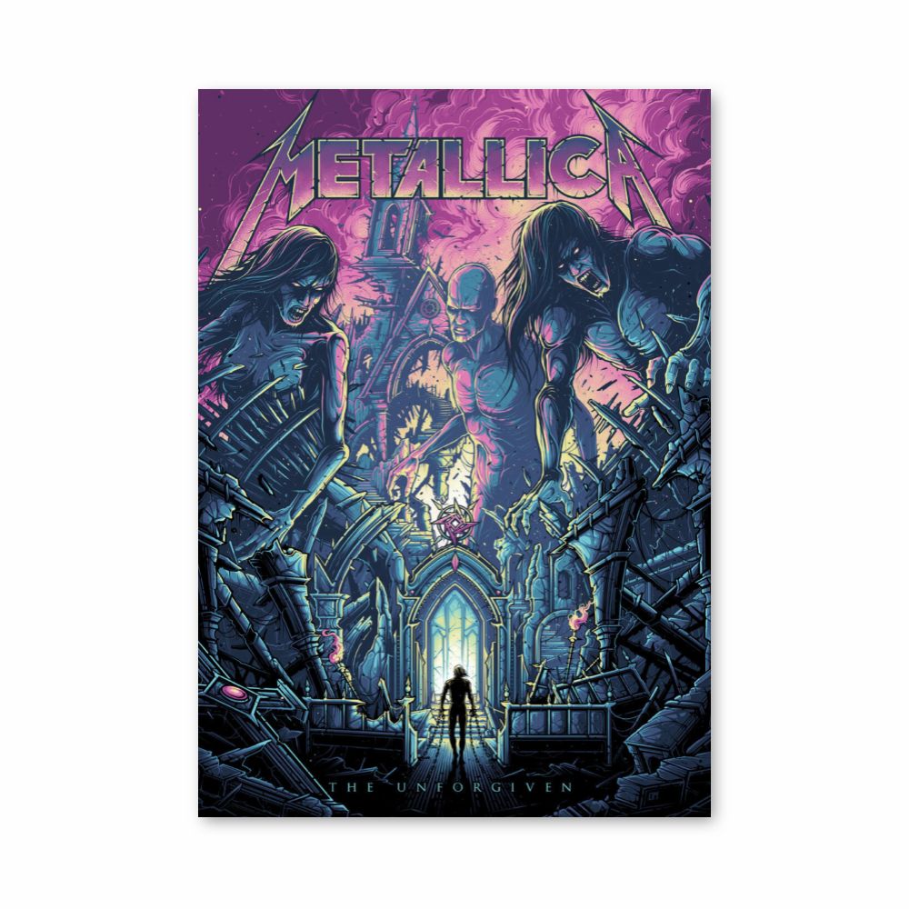 Póster Metallica Los Imperdonables