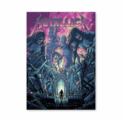 Póster Metallica Los Imperdonables