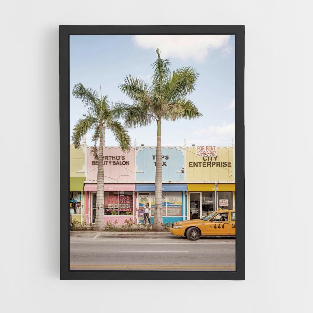 Póster Colores Miami