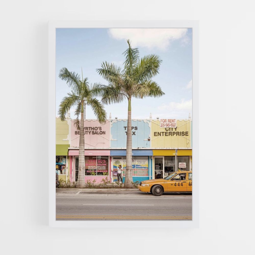 Póster Colores Miami