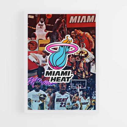 miami-heat-15 cadre Blanc