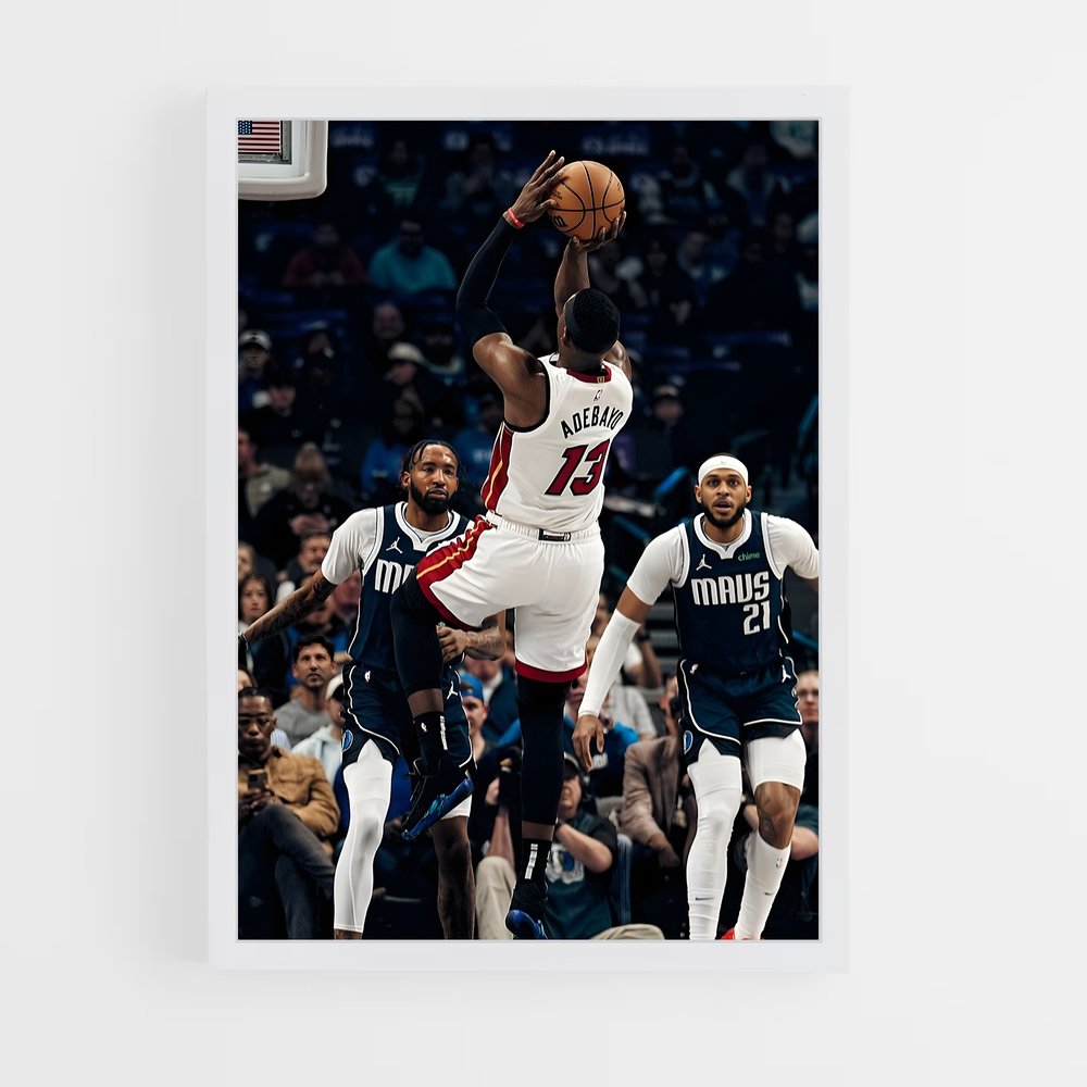 miami-heat-18 cadre Blanc