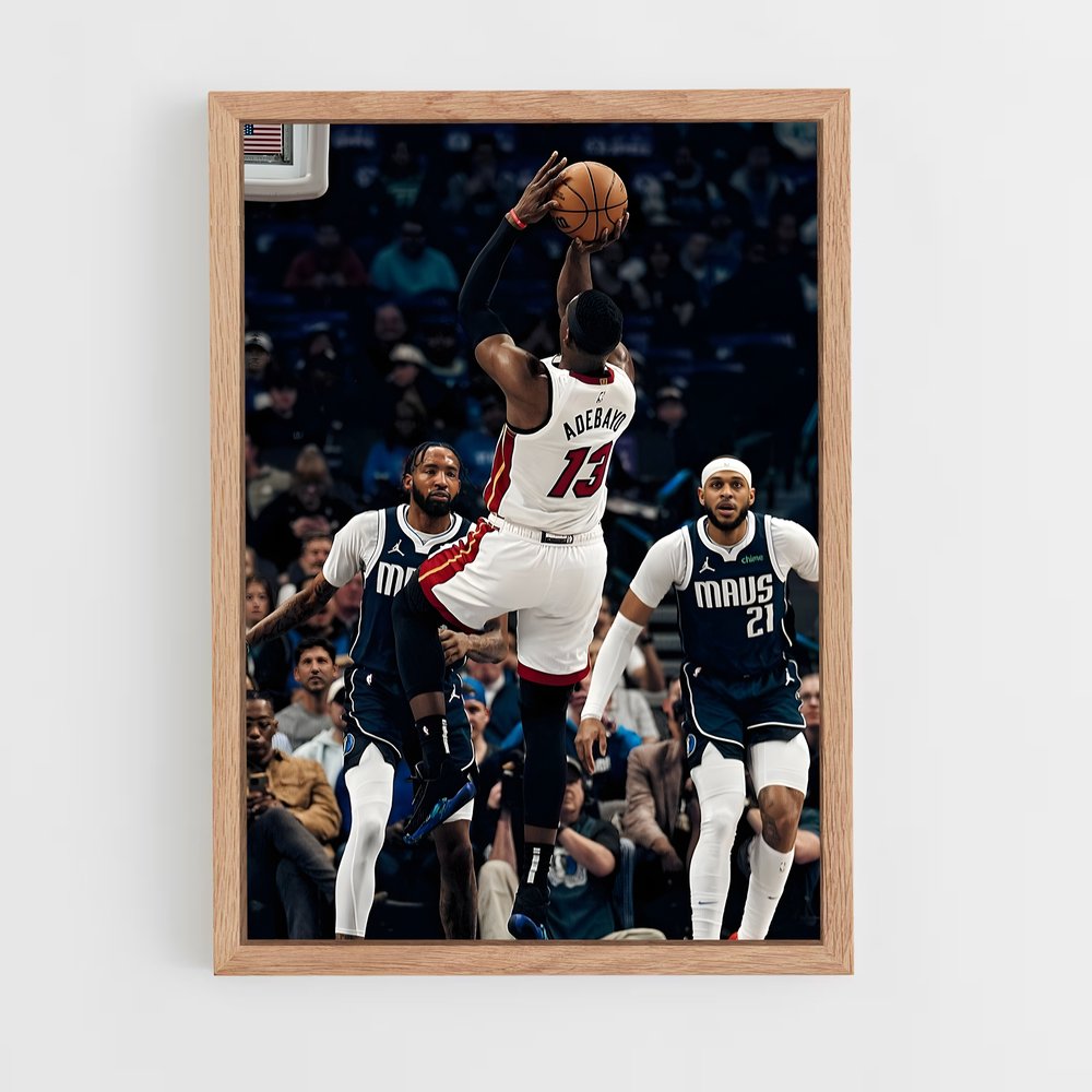 miami-heat-18 cadre Bois clair