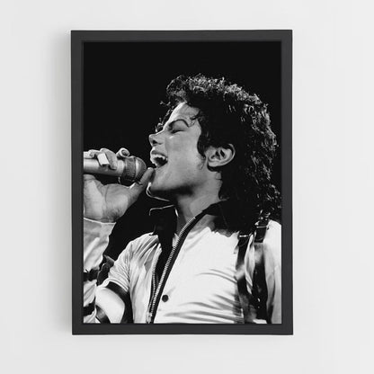 Póster Michael Jackson cantando