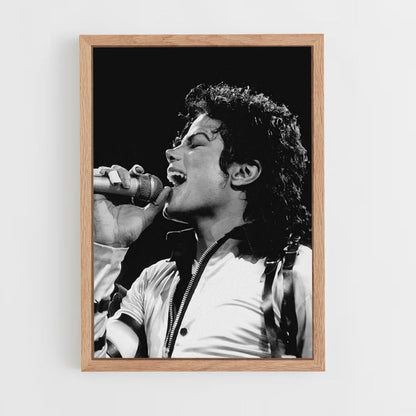 Póster Michael Jackson cantando