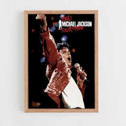 Póster Michael Jackson 1988