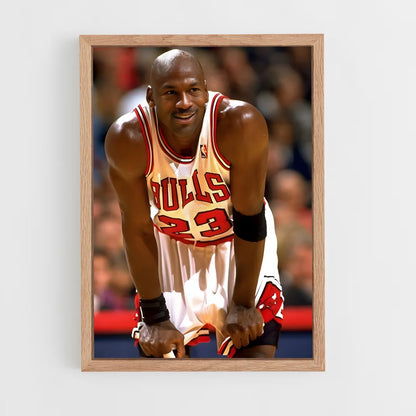 michael-jordan-2 cadre Bois clair