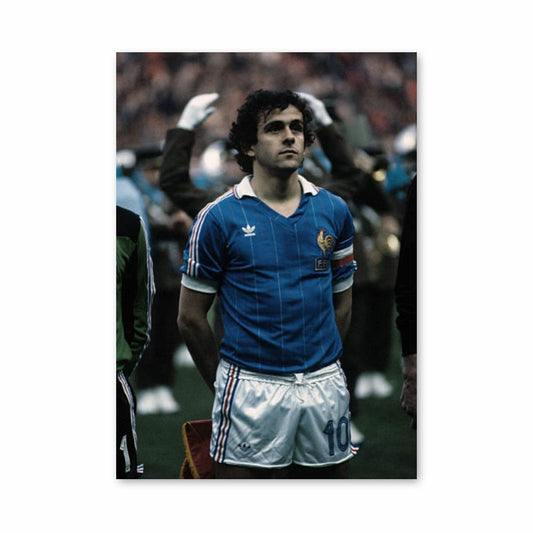 Póster Michel Platini Francia