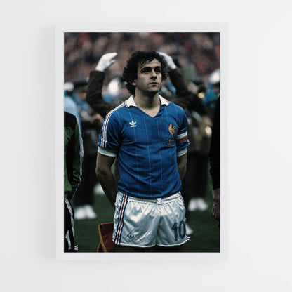 Póster Michel Platini Francia