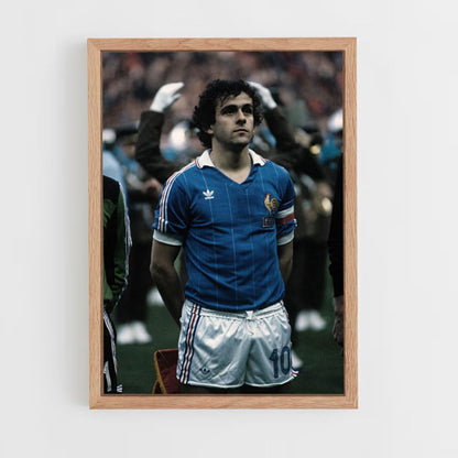 Póster Michel Platini Francia