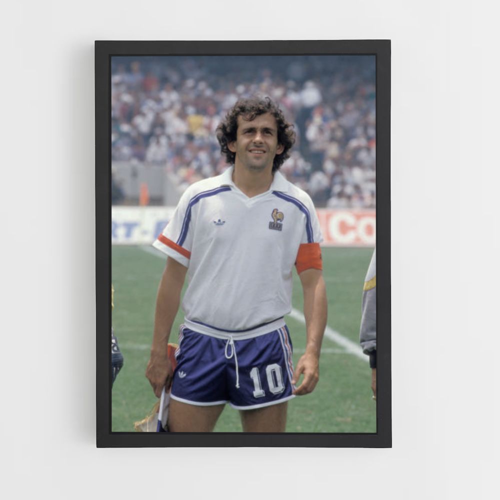 Póster Michel Platini 10 Francia