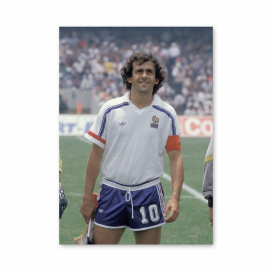 Póster Michel Platini 10 Francia