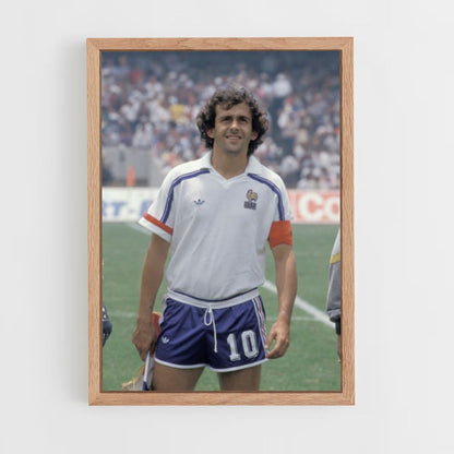 Póster Michel Platini 10 Francia