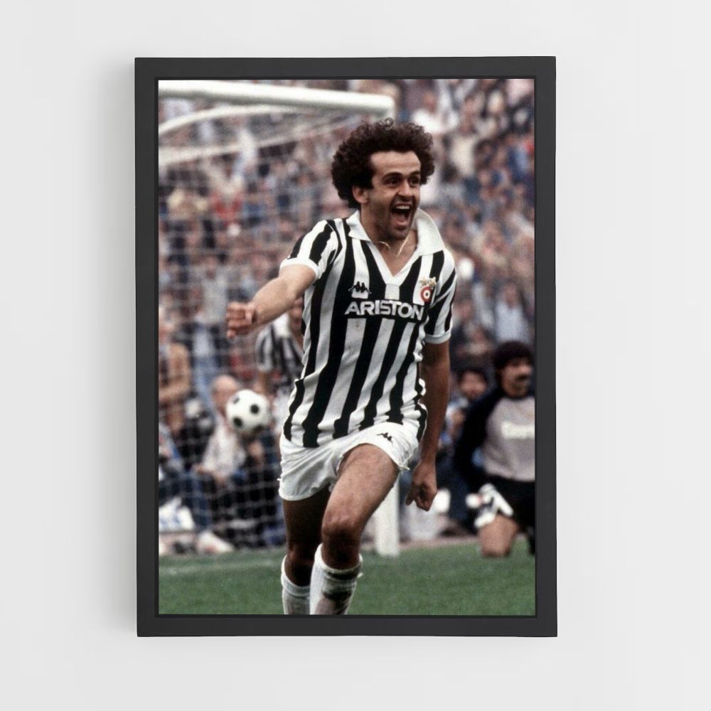 Cartel Michel Platini Jugador