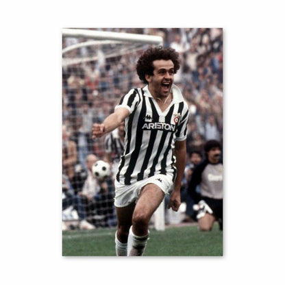 Cartel Michel Platini Jugador